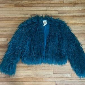 Billabong faux fur fluffy jacket